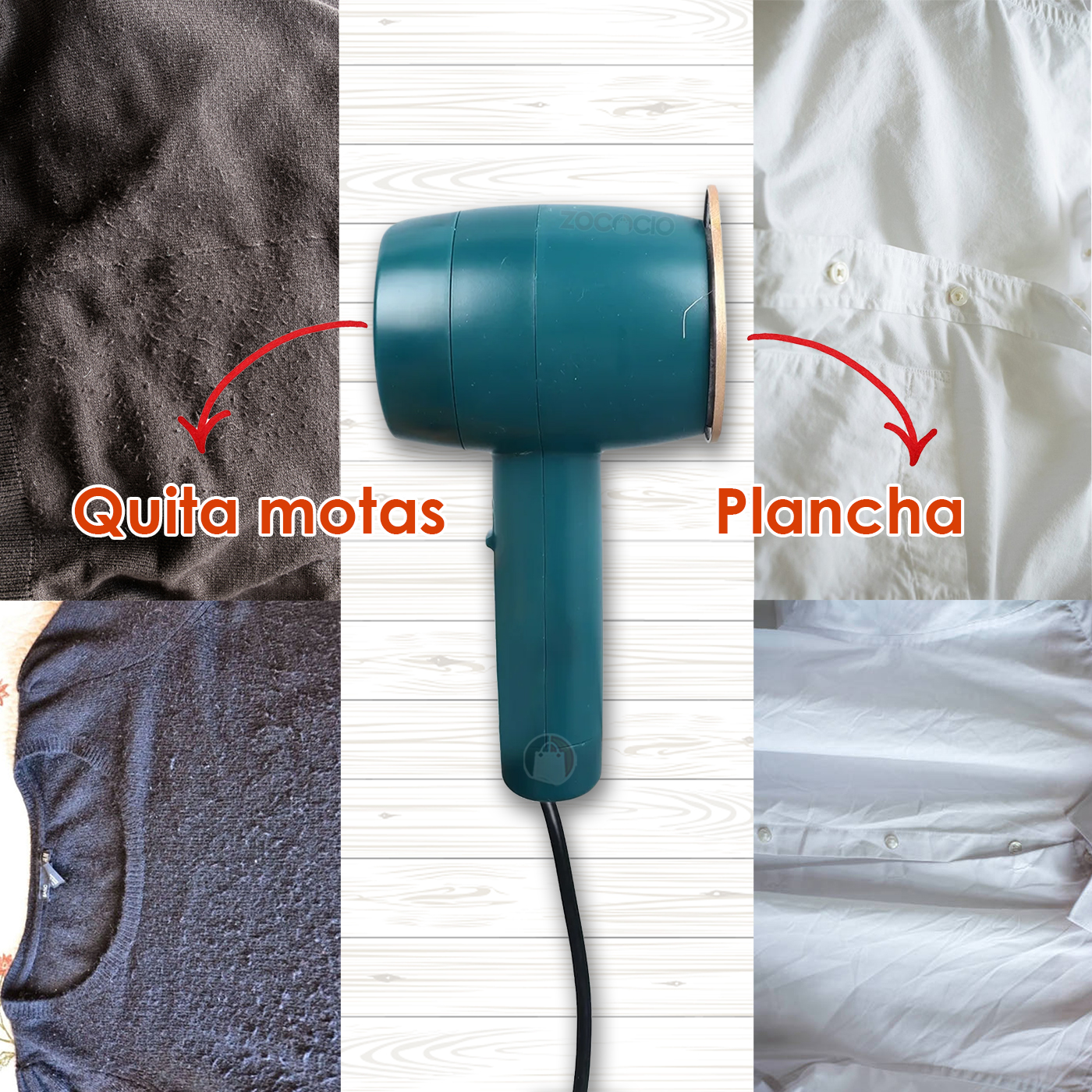 Plancha De Mano Viajera Con Removedor